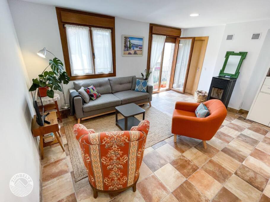 Casa Zunbeltz De 3 Habitaciones En Plena Montana Lezáun Extérieur photo