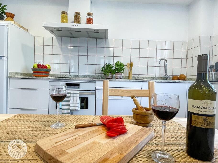 Casa Zunbeltz De 3 Habitaciones En Plena Montana Lezáun Extérieur photo